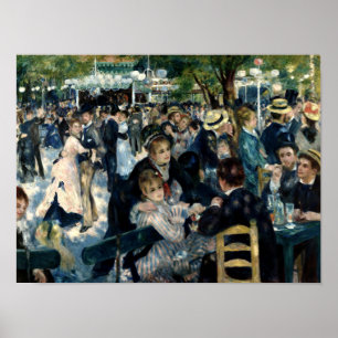 Poster Dance no la Galette de Le Moulin de, Renoir -