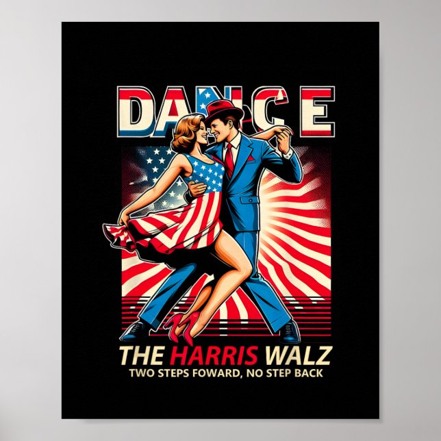 Poster Dance O Harris Wheimer Dois Passos Em Frente Sem P (Frente)
