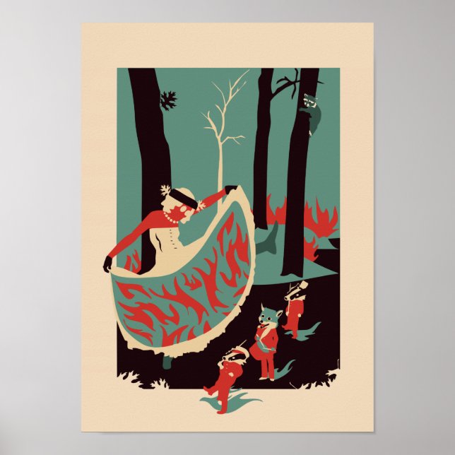 Poster Dance of the Fire Fae. (Frente)