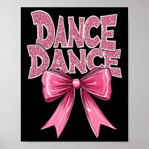 Poster Dance Pink Dancing Arco Cuz Balé Considerando Cl G