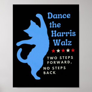 Poster Dance The Harris Wheimer 2024 Cat Lady Vote Kamala