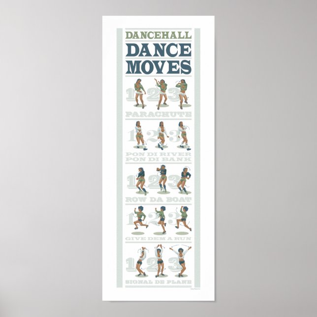 Poster Dancehall Dance Moves (Frente)