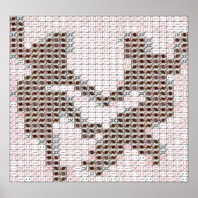 Pôster Dancers Playing Card Montage (Frente)