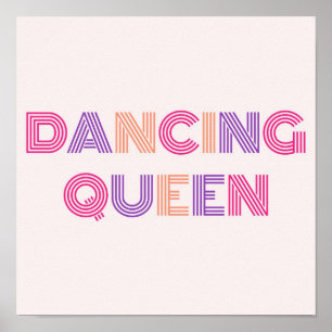 Poster Dancing Queen Retro