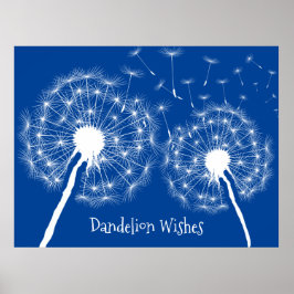 Poster Dandelion deseja Design