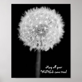 Poster Dandelion: "Que todos os seus desejos se realizem!