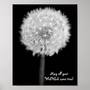 Poster Dandelion: "Que todos os seus desejos se realizem!
