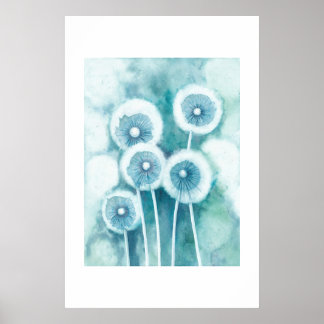 Poster Dandelions Abstratos