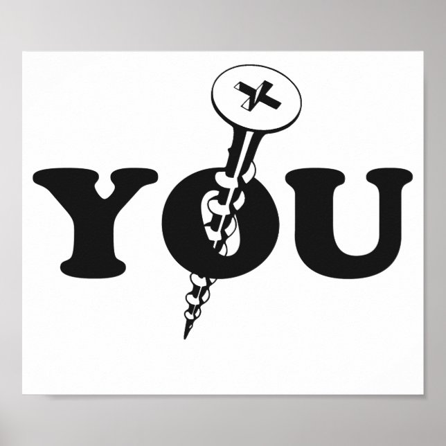 Pôster Dane-se! (Frente)