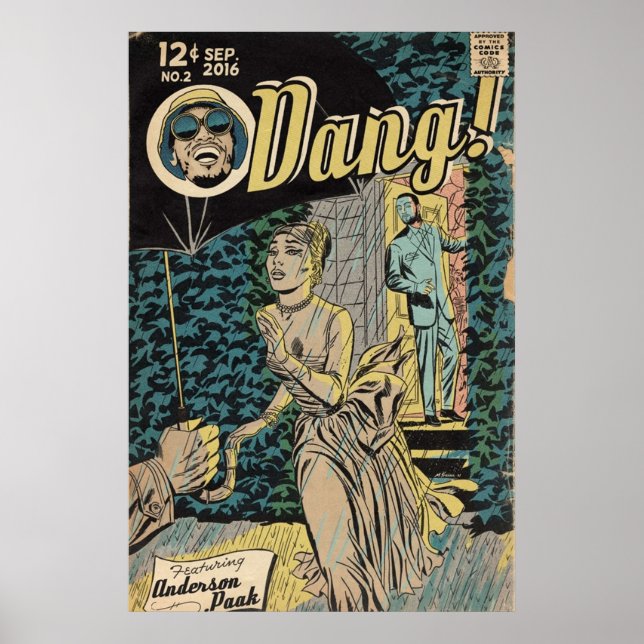Poster Dang Hip Hop Comic Book Art (Frente)