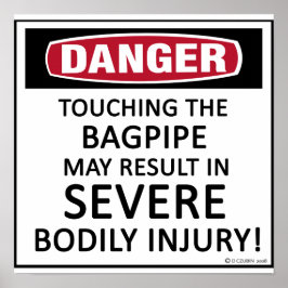 Pôster Danger Bagpipe