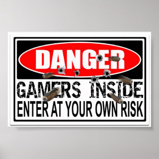 Pôster Danger Gamers Dentro
