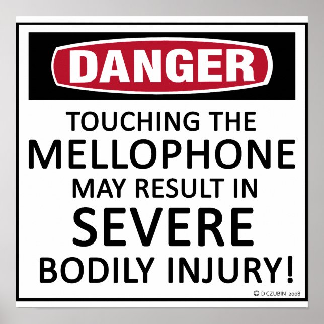 Poster Danger Mellophone (Frente)