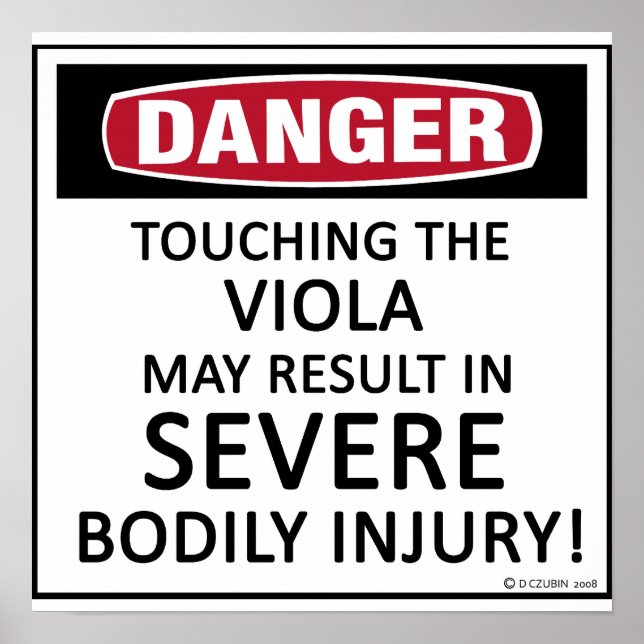 Pôster Danger Viola (Frente)