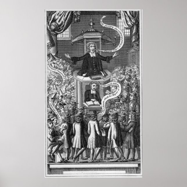 Poster Daniel Burgess, ilustração de 'Retratos' (Frente)