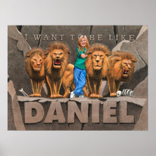 Poster Daniel e o antro do leão - menina
