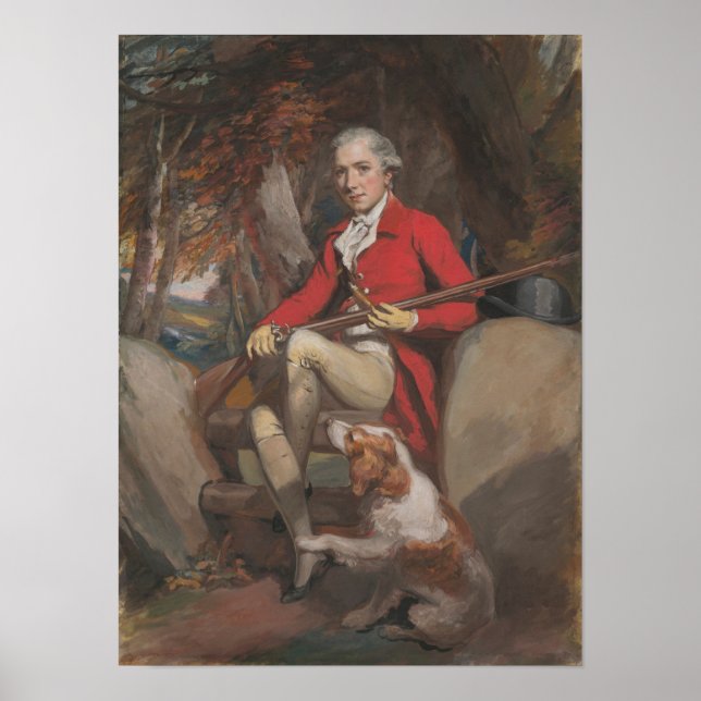 Poster Daniel Gardne Retrato de Jonas Langford Brooke (Frente)