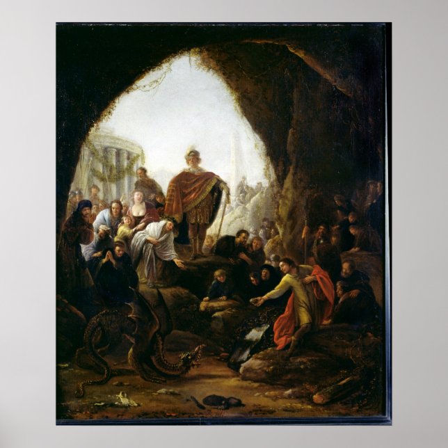 Pôster Daniel Matando o Dragão de Baal (Frente)