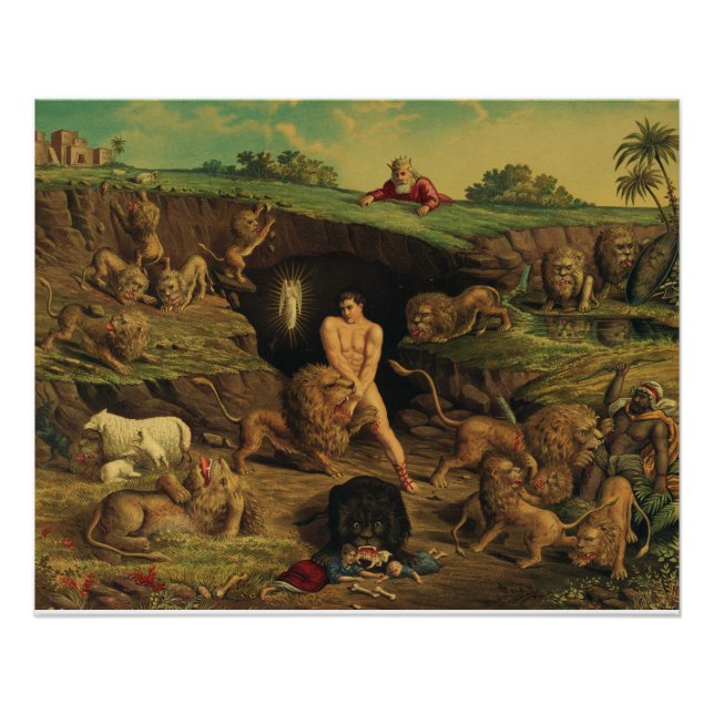 Pôster Daniel no Lions'Den (Frente)