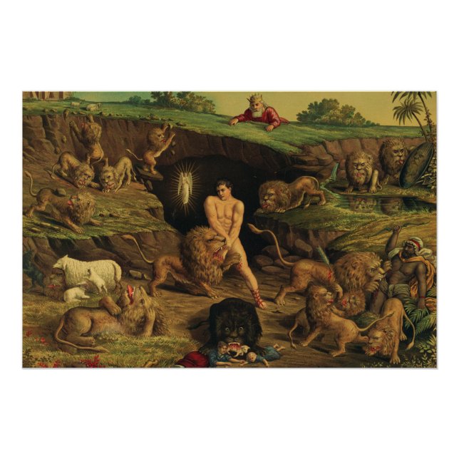 Pôster Daniel no Lions'Den (Frente)