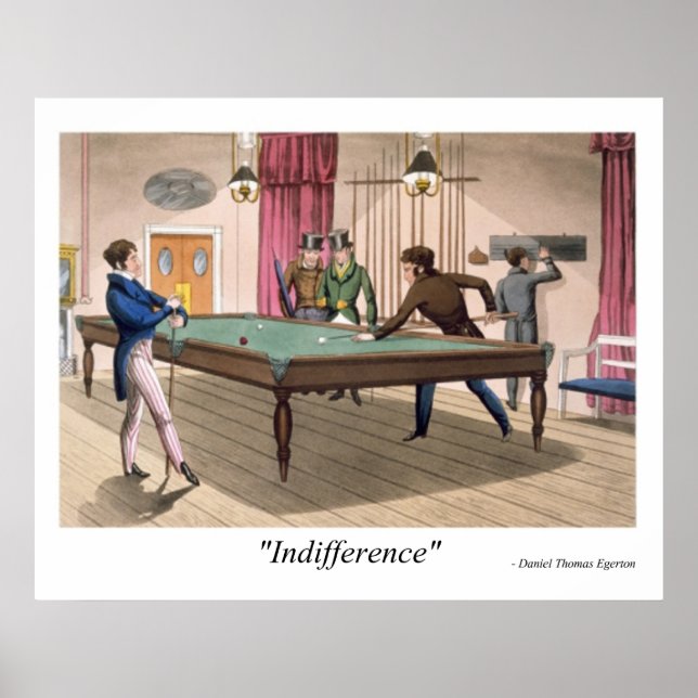 Poster Daniel Thomas Egerton-Indiferença (Frente)