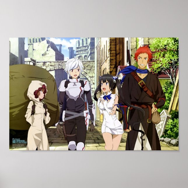 Poster Danmachi I (Frente)