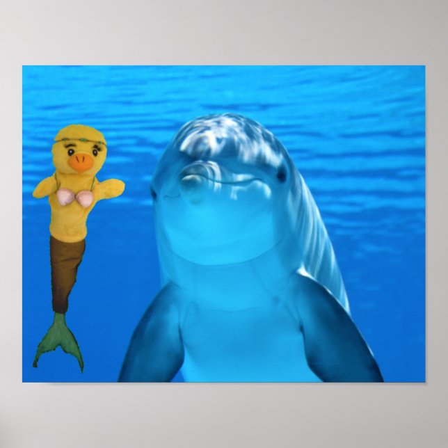 Poster Danni, a Sereia e o amigo do golfinho (Frente)