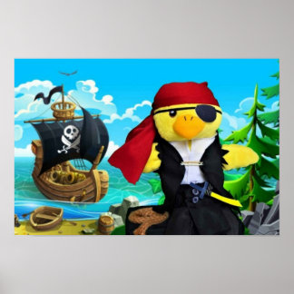 Poster Danny Duck, o pirata.