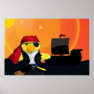 Poster Danny Duck, o pirata.