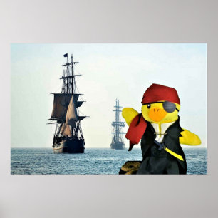 Poster Danny Duck, o pirata.