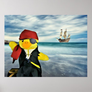 Poster Danny Duck o Pirata.