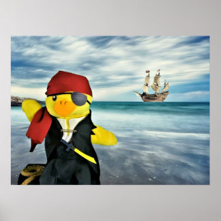 Poster Danny Duck, o pirata.
