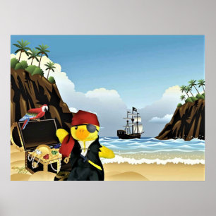 Poster Danny Duck, o pirata.