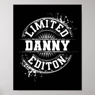 Poster Danny Limited Edition Engraçado Piada de Nome Pers