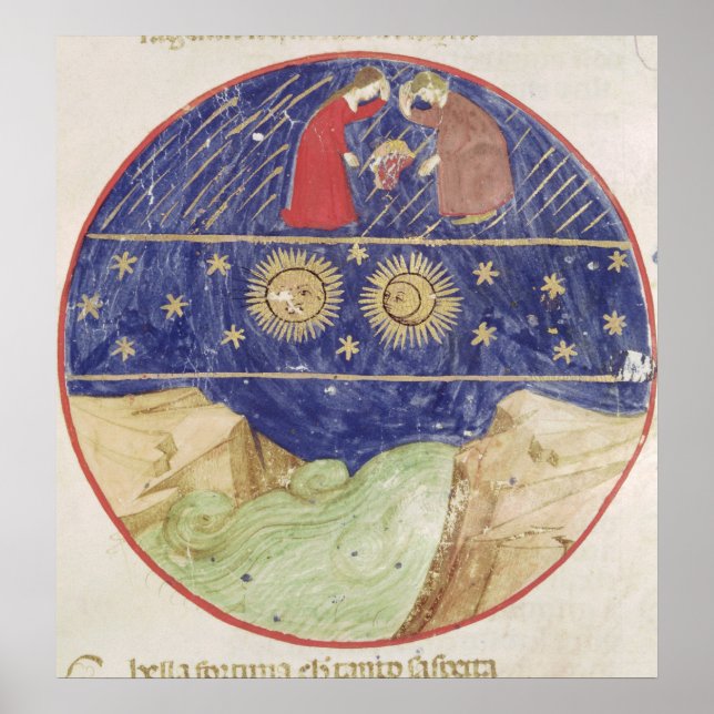 Pôster Dante e Beatrice (Frente)