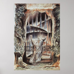 Poster Dante e Virgil Entrance to Hell