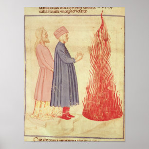 Poster Dante e Virgil reconhecem Ulysees