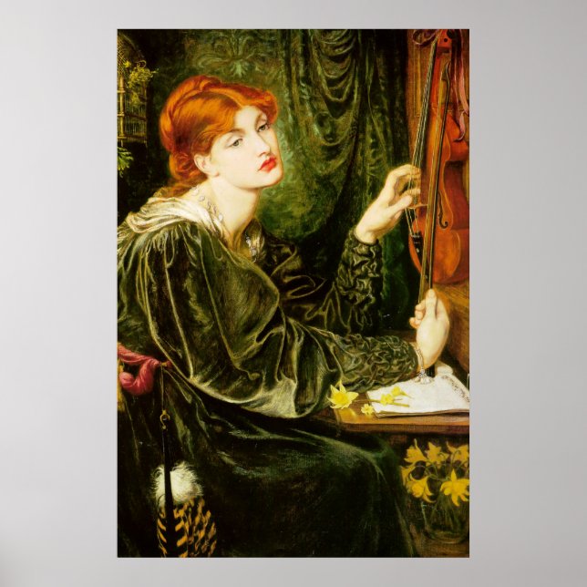 Poster Dante Gabriel Rossetti (Frente)