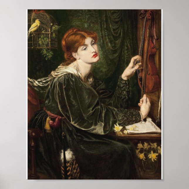 Poster Dante Gabriel Rossetti - Veronica Veronese (Frente)