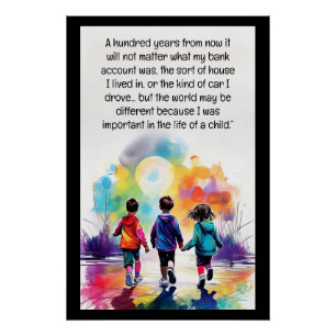 Pôster Daqui a cem anos