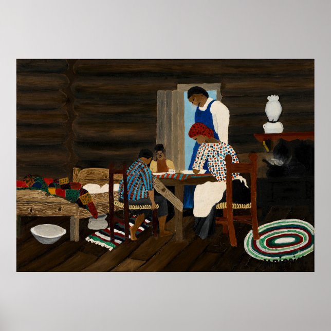 Poster Dar Agradecimentos/Oração Familiar - Horace Pippin (Frente)