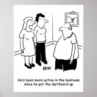 Dardo no Quarto. Cartoon Engraçado