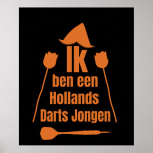 Poster Dardos - Eu Sou Um Rapaz de Dardos da Holanda
