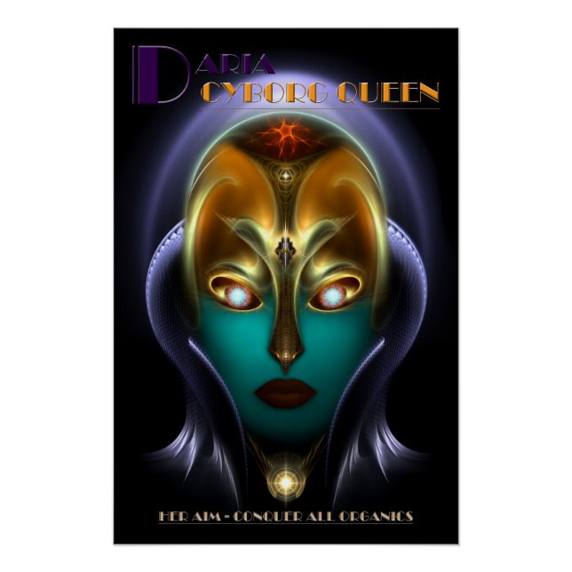Pôster Daria Cyborg Queen Perfect Poster (Frente)