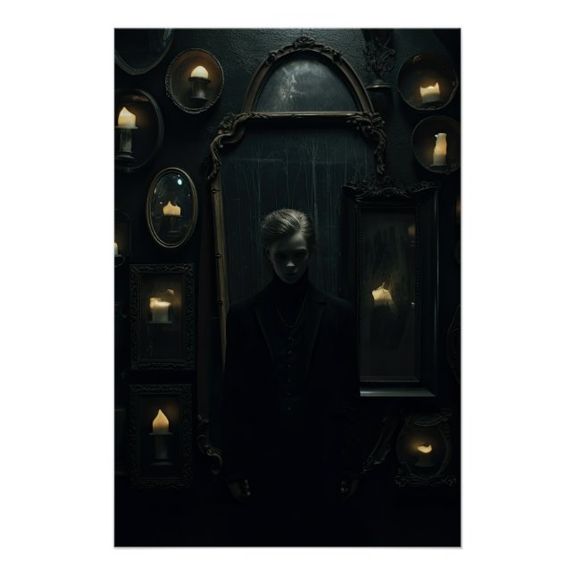 Pôster Dark Academia Aestética Design (Frente)