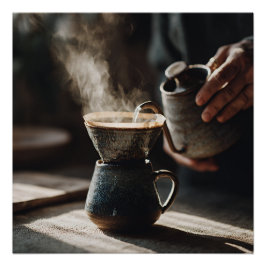 Pôster Dark Glaze Pour Over Ritual