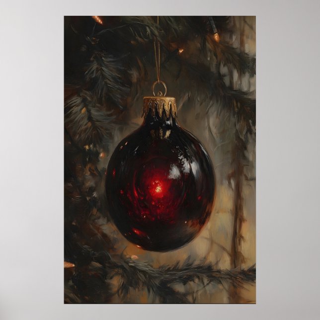 Poster Dark Gothic Soul Ornament Gothic Christmas Tree (Frente)