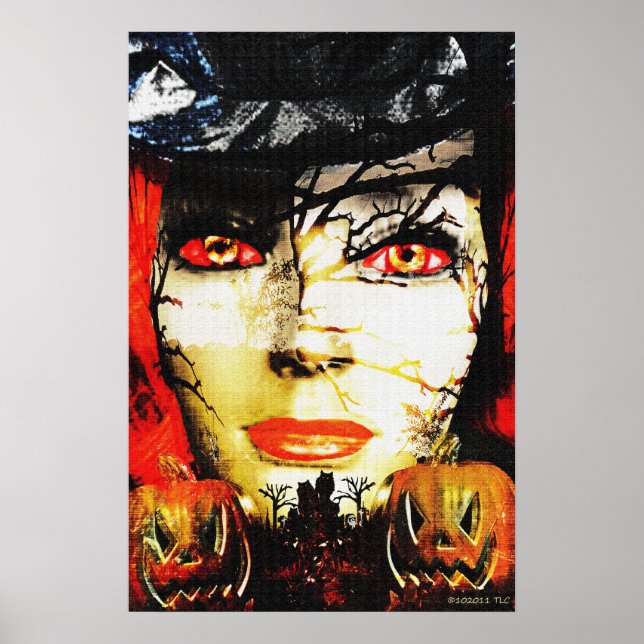 Pôster Dark Lady of Halloween (Frente)