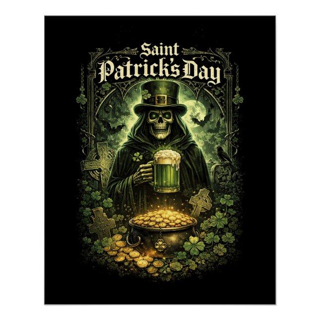 Pôster Dark Luck of Saint Patrick (Frente)