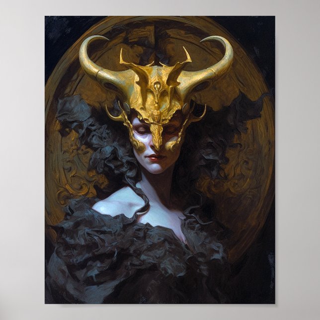 Poster Dark Queen Fantasy Art (Frente)
